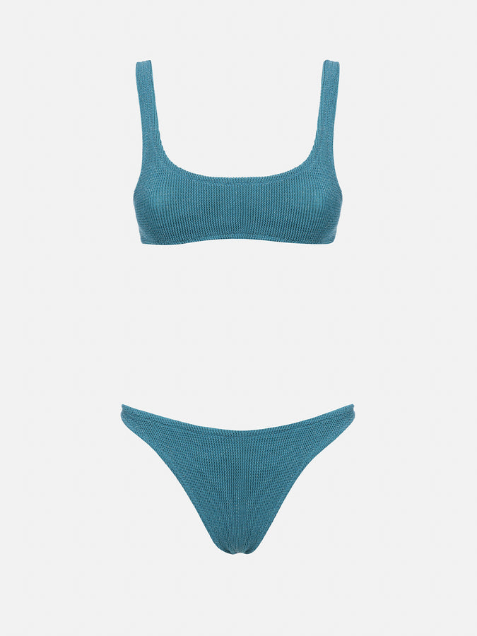 Mc2 Saint Barth Bikini Da Donna Ottanio Classico Lurex Crinkle Naima Naomi