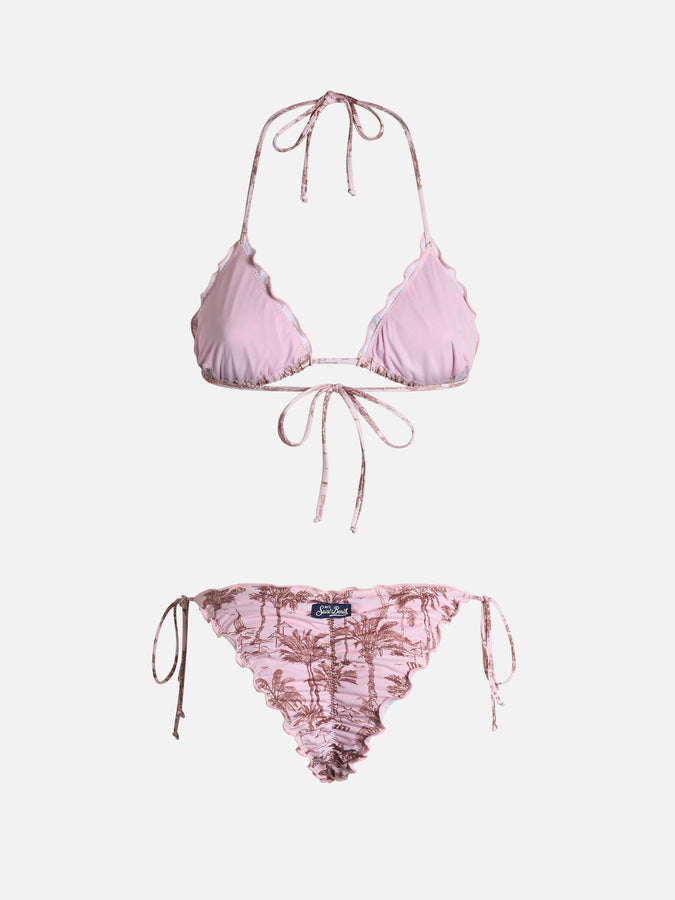 Mc2 Saint Barth Bikini Da Donna Toile De Jouy Classico A Triangolo Sagittarius Miami