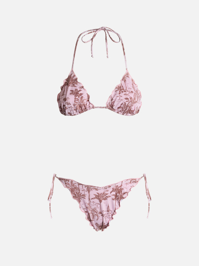 Mc2 Saint Barth Bikini Da Donna Toile De Jouy Classico A Triangolo Sagittarius Miami