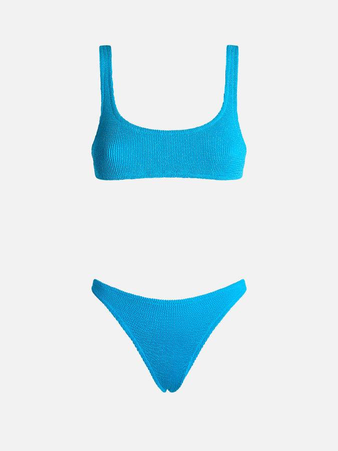 Mc2 Saint Barth Bikini Da Donna Turchese Classico Crinkle Naima Naomi