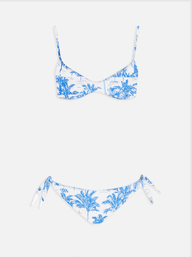 Mc2 Saint Barth Bikini Donna Con Bralette Scollo Toile De Jouy May Yali