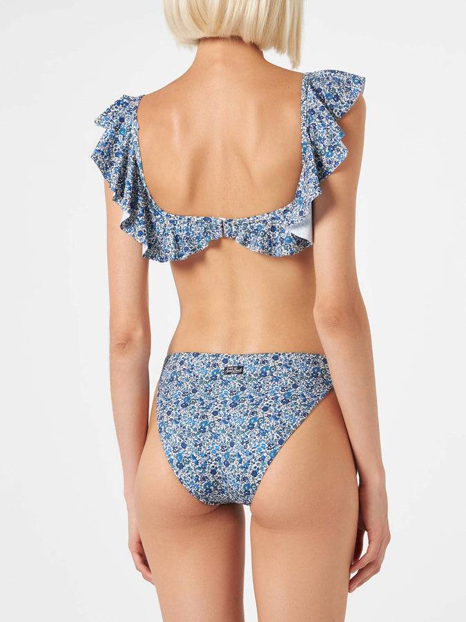 Mc2 Saint Barth Bikini Spalle Scoperte Con Stampa Floreale | EDIZIONE SPECIALE LIBERTY