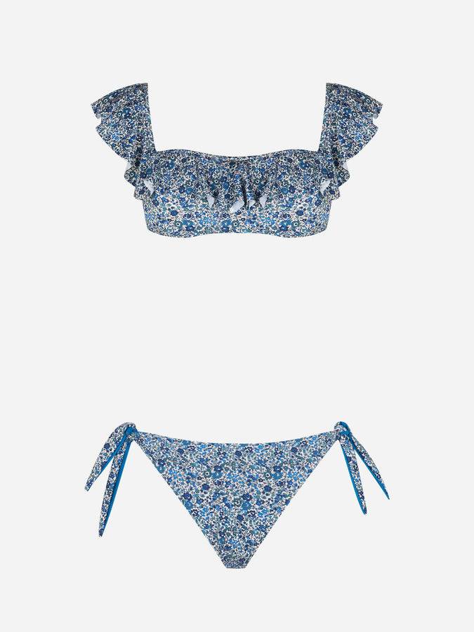 Mc2 Saint Barth Bikini Spalle Scoperte Con Stampa Floreale | EDIZIONE SPECIALE LIBERTY