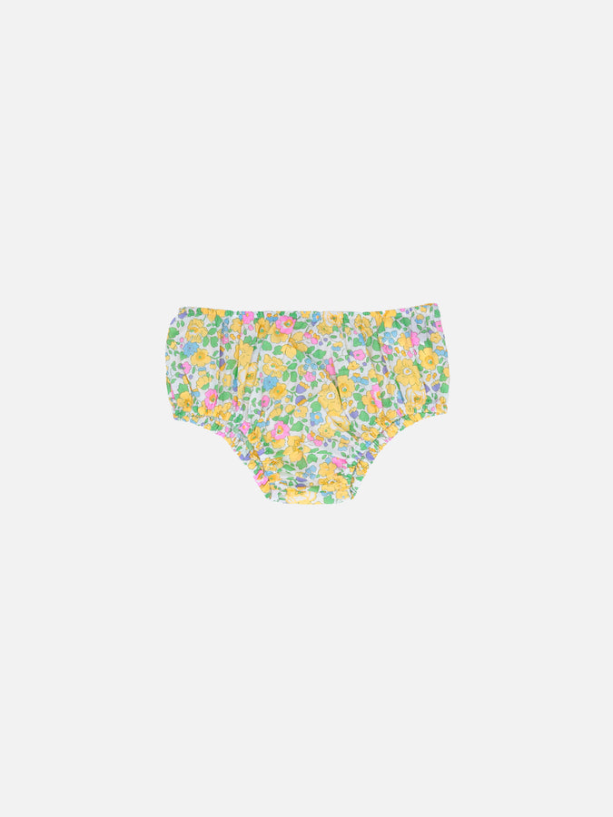Mc2 Saint Barth Bloomer per neonata Pimmy con stampa Betsy | REALIZZATO CON TESSUTO LIBERTY