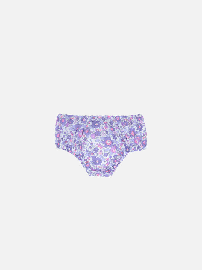 Mc2 Saint Barth Bloomer per neonata Pimmy con stampa Betsy | REALIZZATO CON TESSUTO LIBERTY