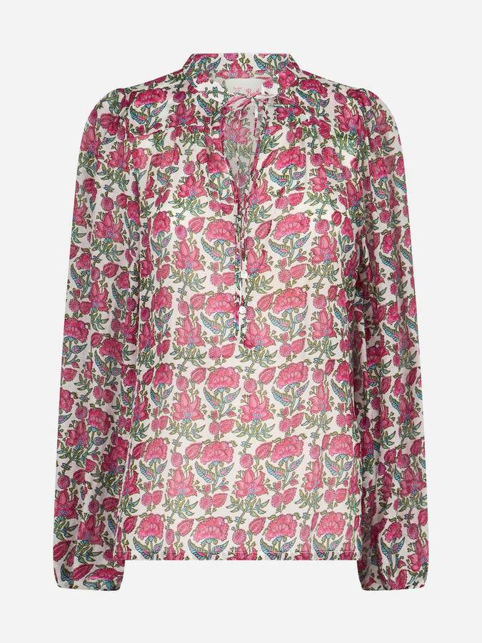 Mc2 Saint Barth Blusa Da Donna In Voile Di Seta Harper