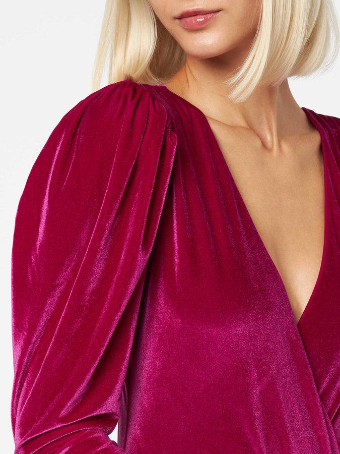 Mc2 Saint Barth Body In Velluto Fucsia / Costume Intero