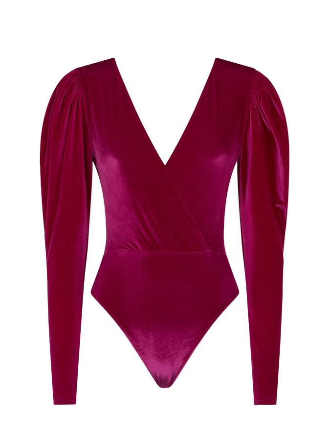 Mc2 Saint Barth Body In Velluto Fucsia / Costume Intero