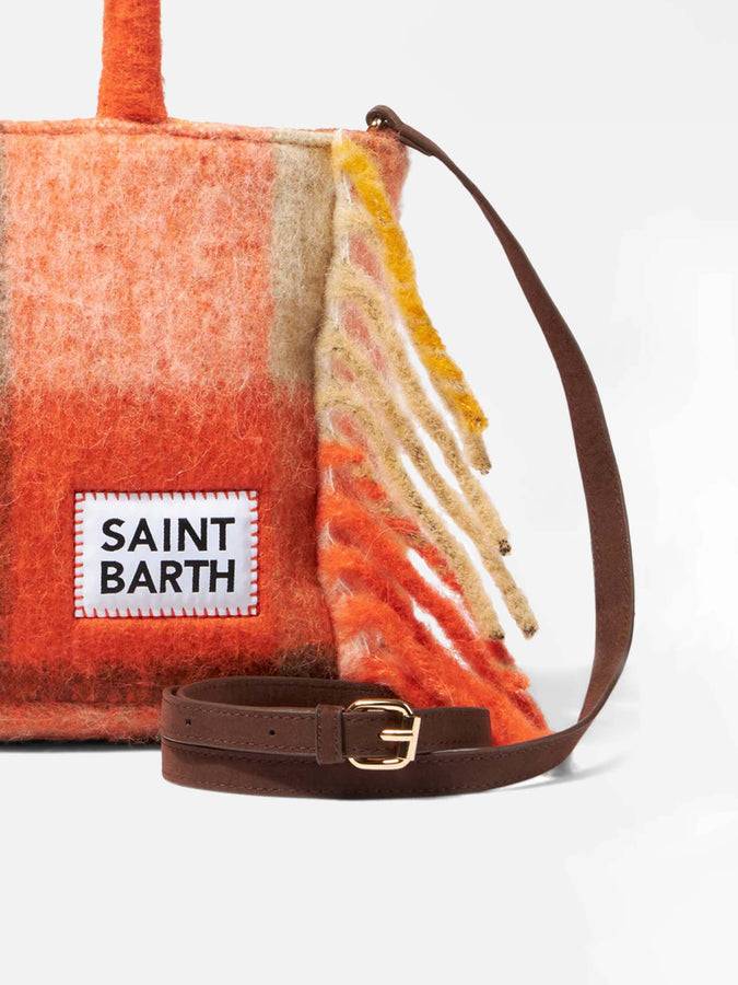 Mc2 Saint Barth Borsa A Mano Colette Con Check Multicolor E Frange