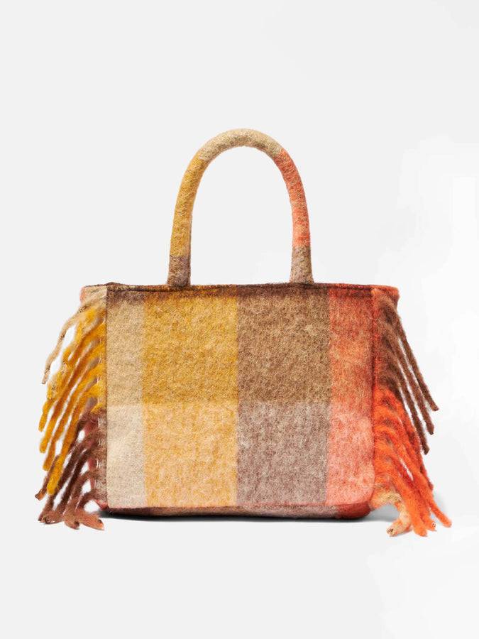 Mc2 Saint Barth Borsa A Mano Colette Con Check Multicolor E Frange