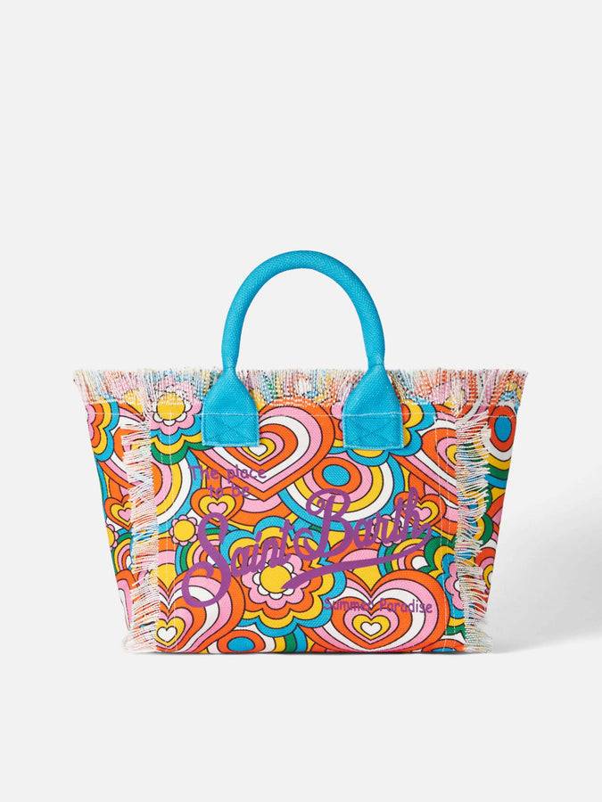 Mc2 Saint Barth Borsa a mano Colette in tela di cotone multicolore