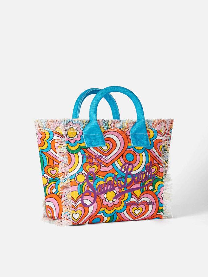 Mc2 Saint Barth Borsa A Mano Colette In Tela Di Cotone Multicolore