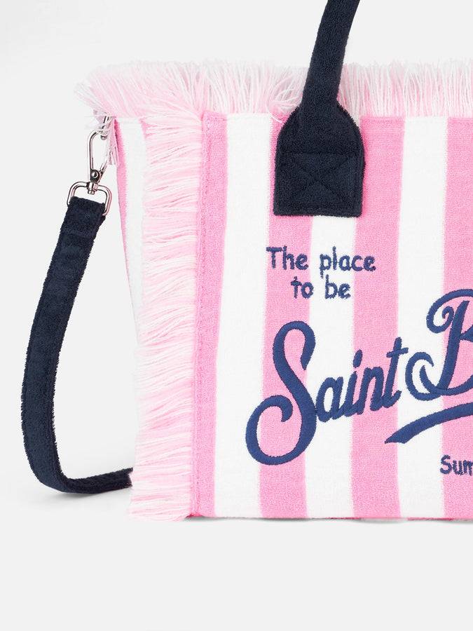 Mc2 Saint Barth Borsa A Mano Colette Sponge In Spugna A Righe