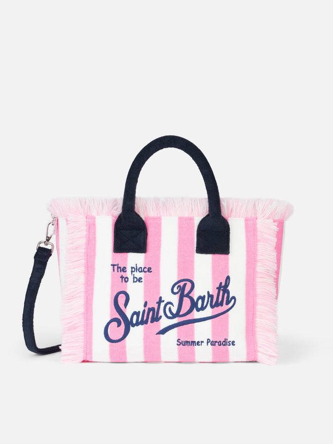 Mc2 Saint Barth Borsa a mano Colette Sponge in spugna a righe