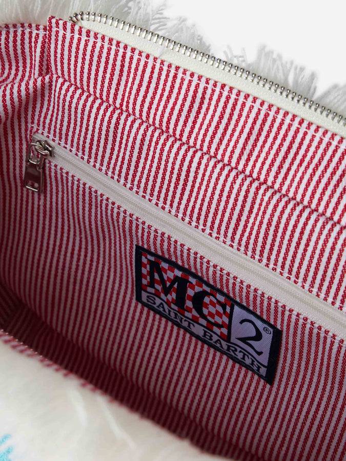 Mc2 Saint Barth Borsa A Mano Colette Sponge In Spugna Con Patch Multicolor