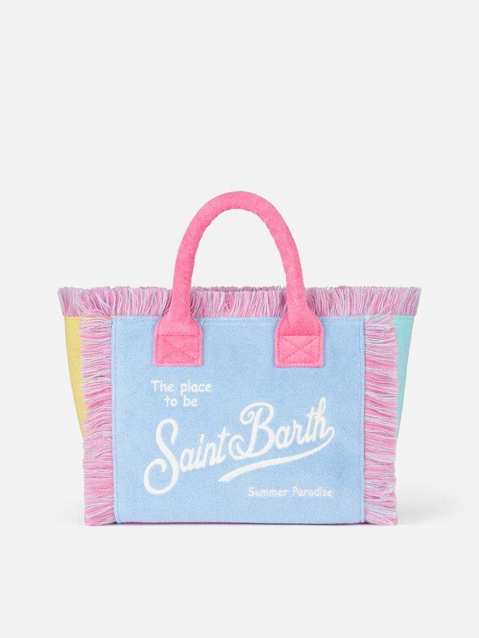 Mc2 Saint Barth Borsa A Mano Colette Sponge In Spugna Con Patch Multicolor