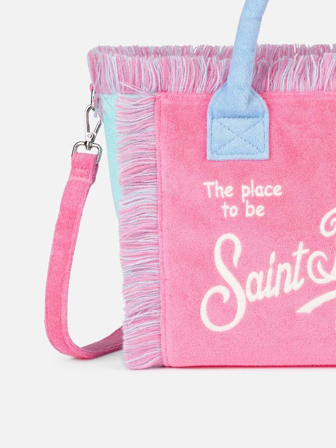 Mc2 Saint Barth Borsa A Mano Colette Sponge In Spugna Con Patch Multicolor