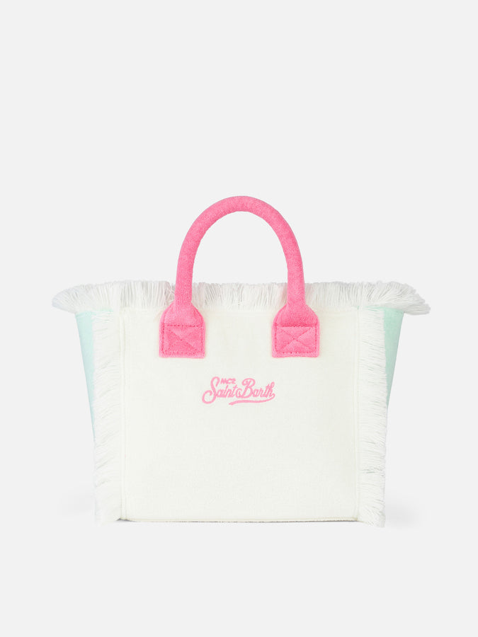 Mc2 Saint Barth Borsa A Mano Colette Sponge In Spugna Con Patch Multicolor