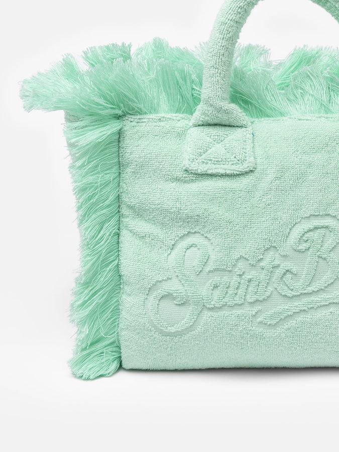 Mc2 Saint Barth Borsa A Mano Colette Terry Verde Salvia In Rilievo