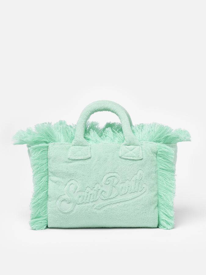 Mc2 Saint Barth Borsa a mano Colette Terry verde salvia in rilievo