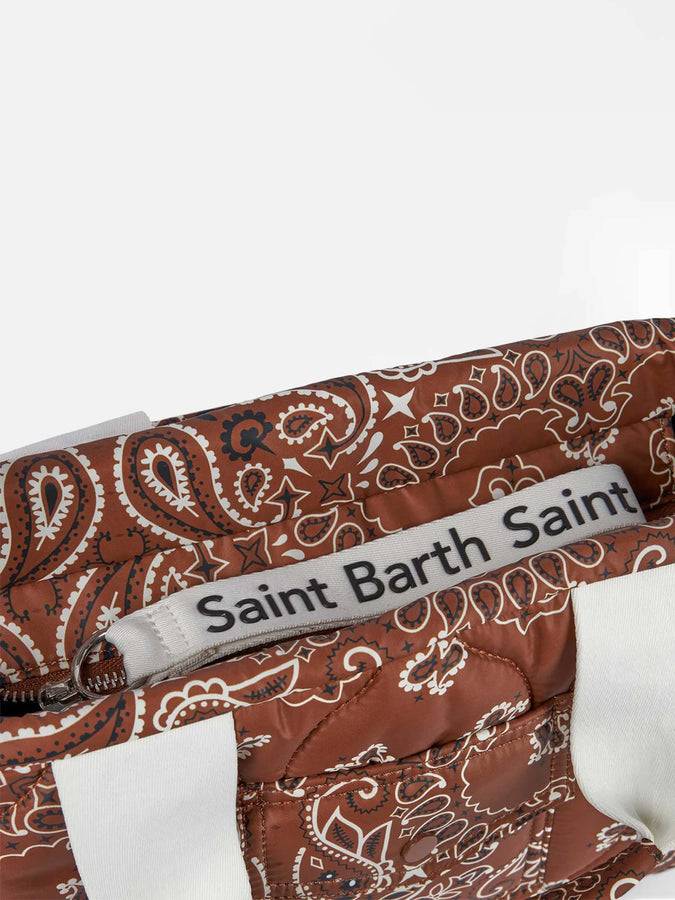 Mc2 Saint Barth Borsa A Mano Imbottita Con Stampa Bandana