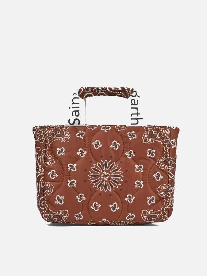 Mc2 Saint Barth Borsa A Mano Imbottita Con Stampa Bandana
