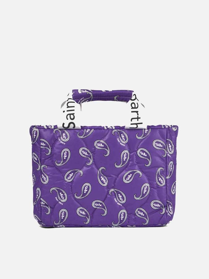 Mc2 Saint Barth Borsa A Mano Imbottita Con Stampa Paisley