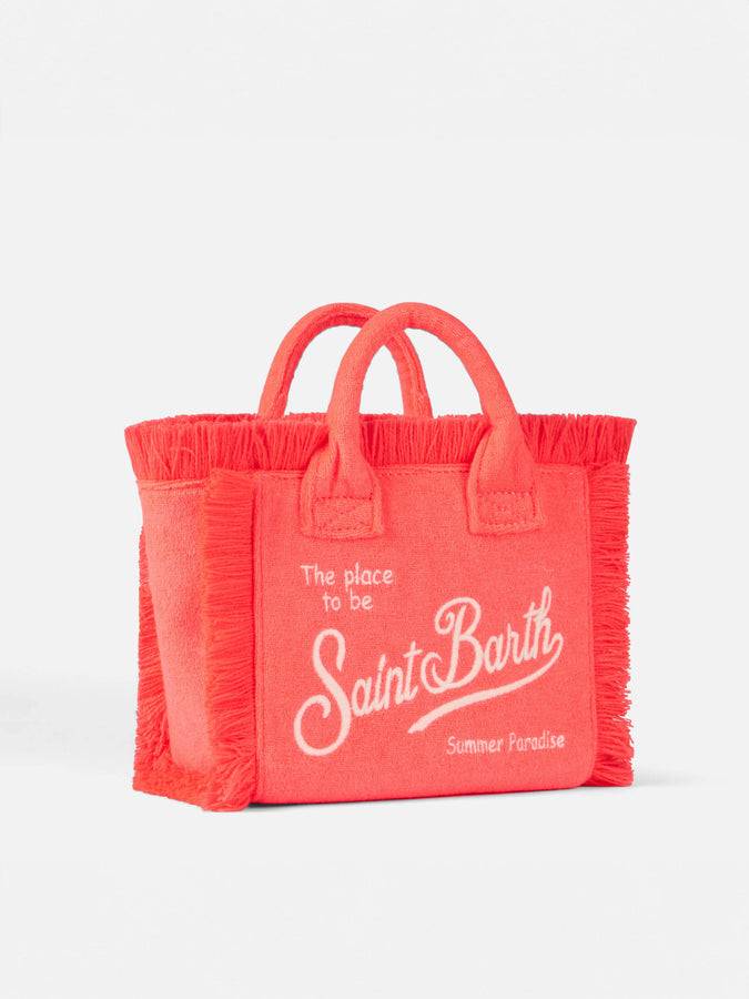 Mc2 Saint Barth Borsa A Mano Mini Vanity In Spugna Rosa Fluo