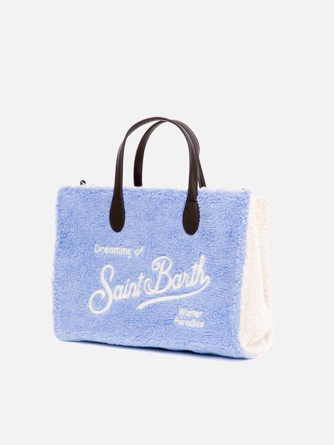 Mc2 Saint Barth Borsa A Mano Vivian In Tessuto Sherpa Multicolor