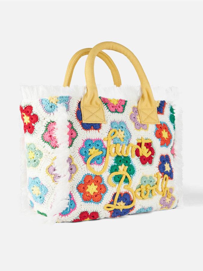 Mc2 Saint Barth Borsa A Spalla All'uncinetto Con Fiore