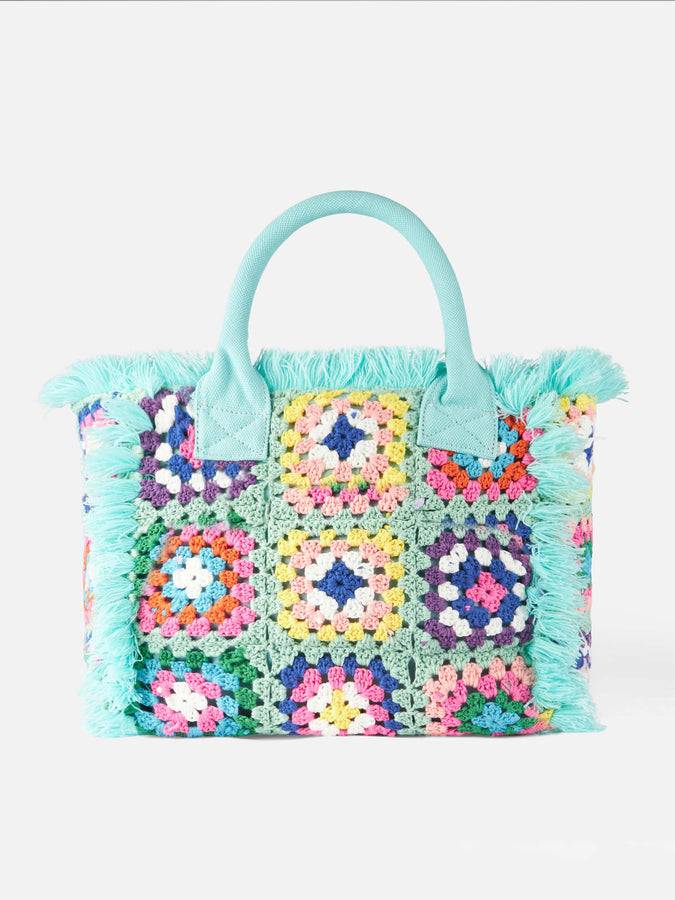 Mc2 Saint Barth Borsa A Spalla All'uncinetto Con Motivo