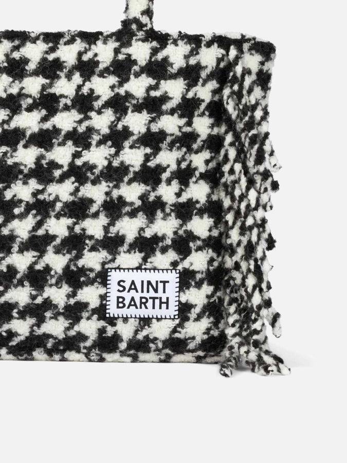 Mc2 Saint Barth Borsa A Spalla Coperta Vanity Con Stampa Pied-de-poule
