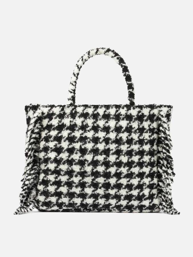Mc2 Saint Barth Borsa A Spalla Coperta Vanity Con Stampa Pied-de-poule