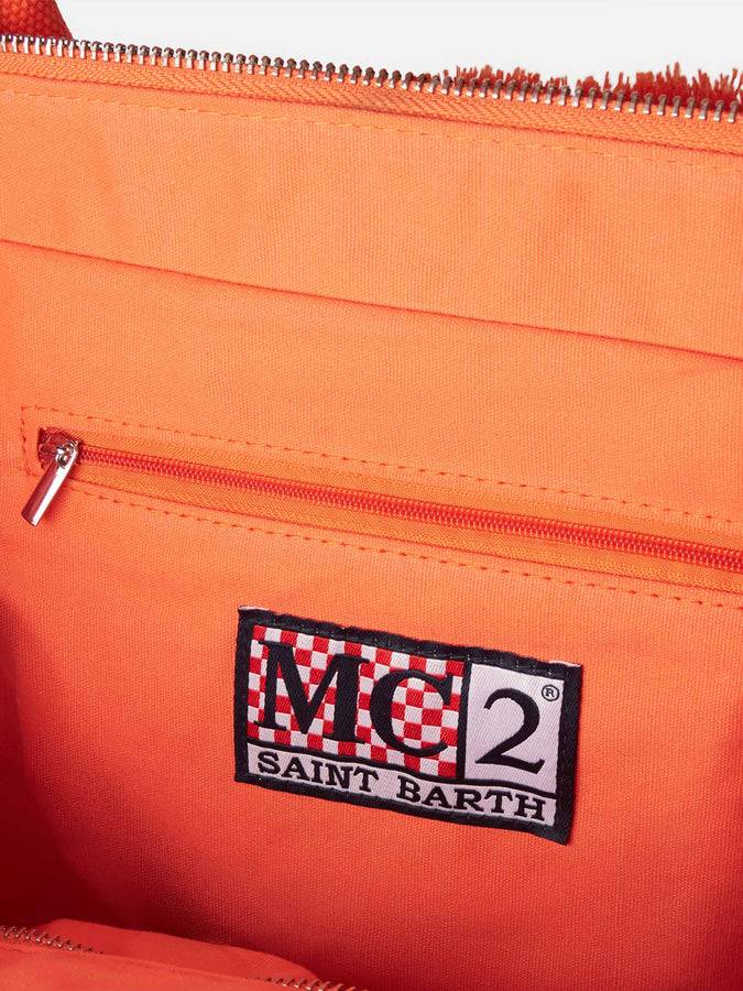 Mc2 Saint Barth Borsa A Spalla Vanity All'uncinetto Con Fantasia