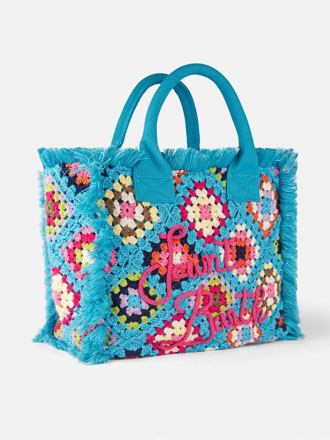 Mc2 Saint Barth Borsa A Spalla Vanity All'uncinetto Con Fantasia