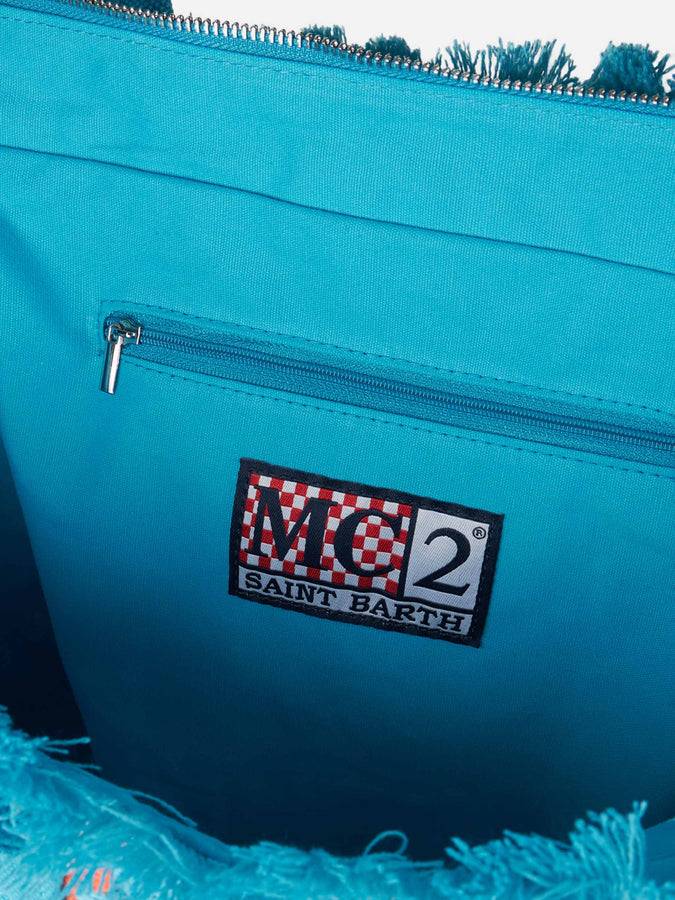 Mc2 Saint Barth Borsa A Spalla Vanity All'uncinetto Con Fantasia