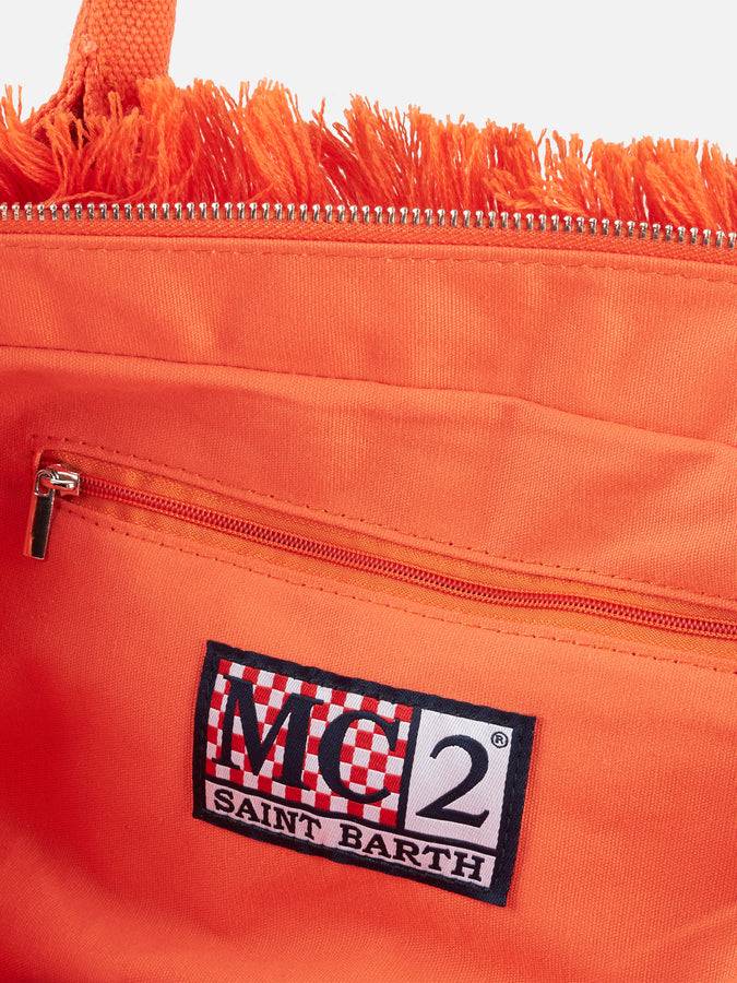 Mc2 Saint Barth Borsa A Spalla Vanity All'uncinetto Con Fantasia