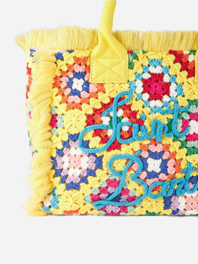 Mc2 Saint Barth Borsa A Spalla Vanity All'uncinetto Con Motivo