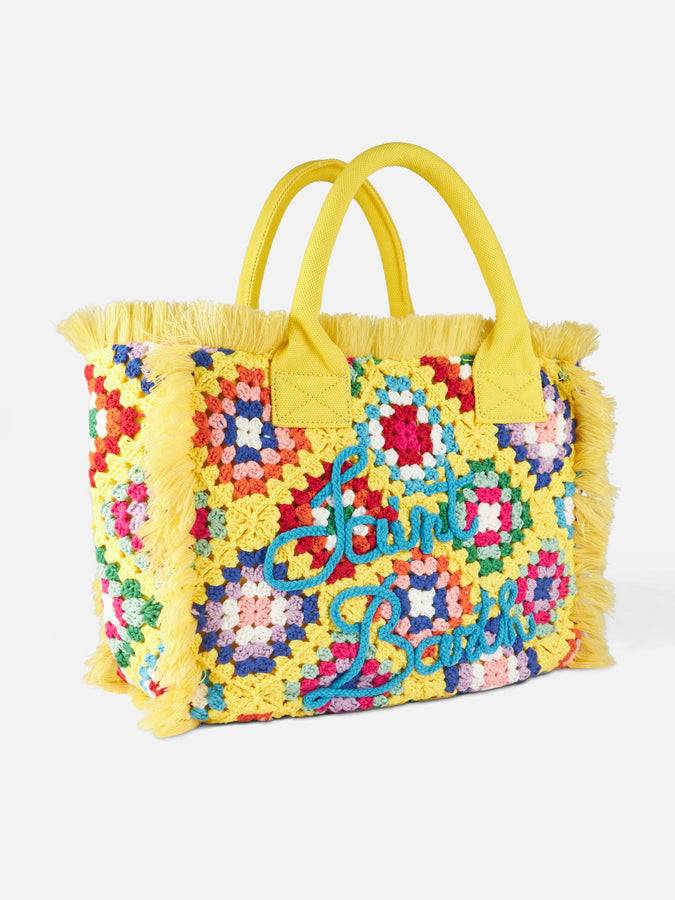Mc2 Saint Barth Borsa A Spalla Vanity All'uncinetto Con Motivo