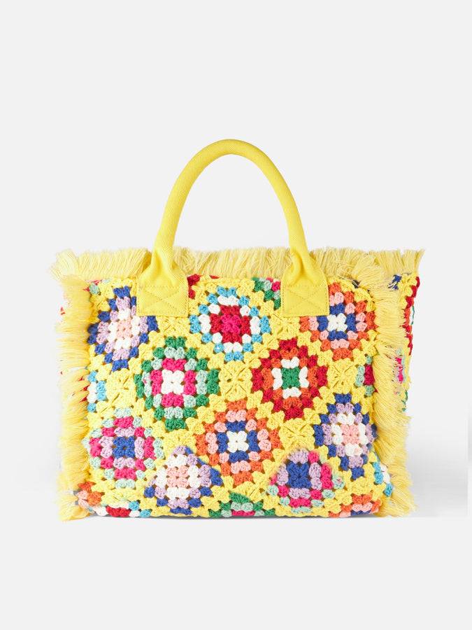 Mc2 Saint Barth Borsa A Spalla Vanity All'uncinetto Con Motivo