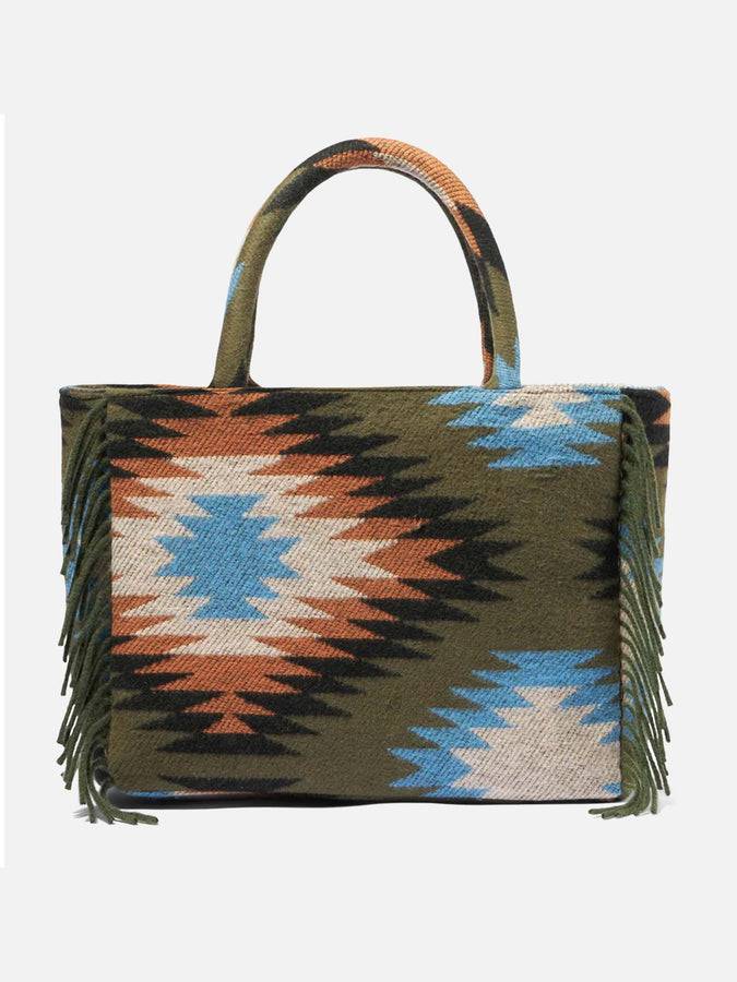 Mc2 Saint Barth Borsa A Spalla Vanity Con Stampa Etnica E Frange