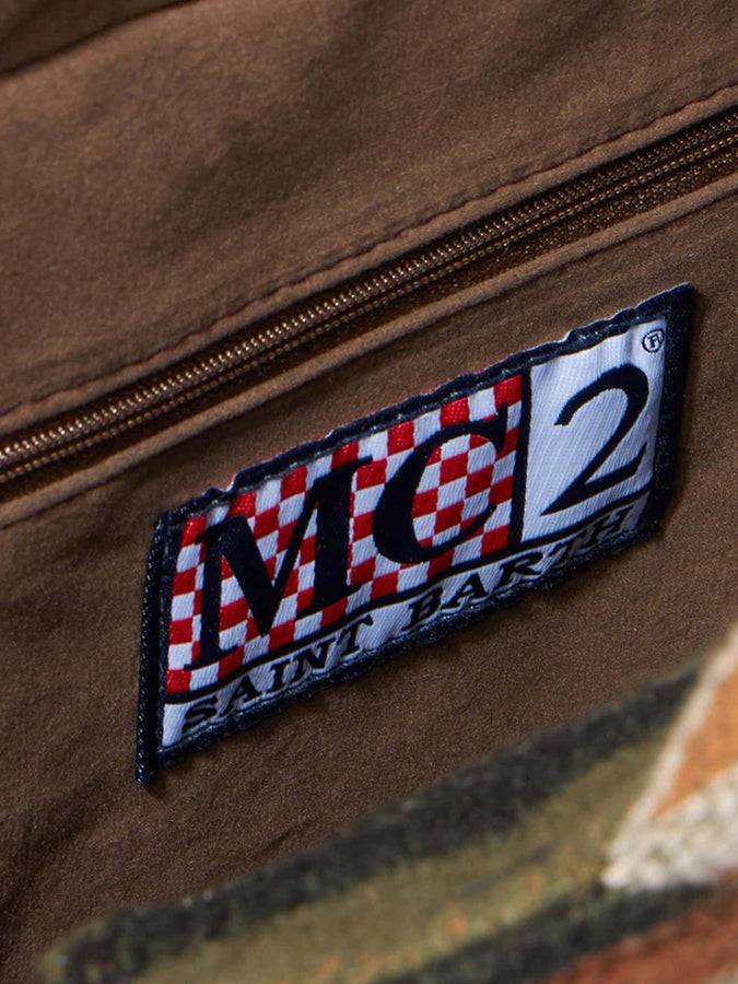 Mc2 Saint Barth Borsa A Spalla Vanity Con Stampa Etnica E Frange