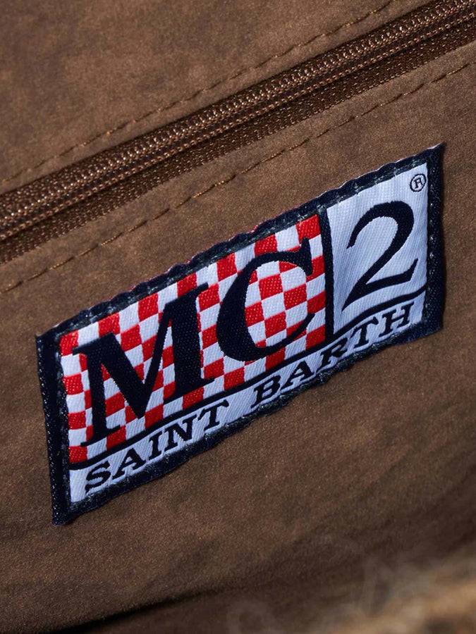 Mc2 Saint Barth Borsa A Spalla Vanity Con Stampa Tartan E Frange