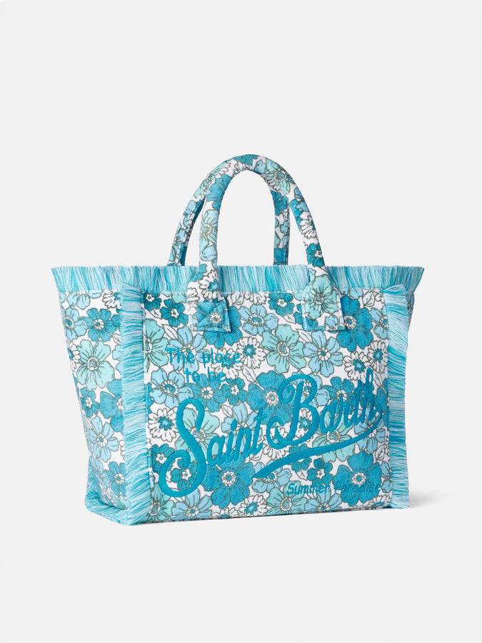 Mc2 Saint Barth Borsa A Spalla Vanity In Spugna Con Stampa Fiori