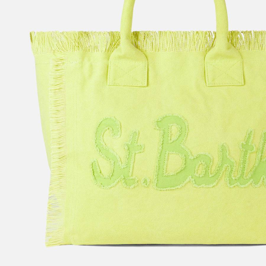 Mc2 Saint Barth Borsa A Spalla Vanity In Tela Verde Chiaro