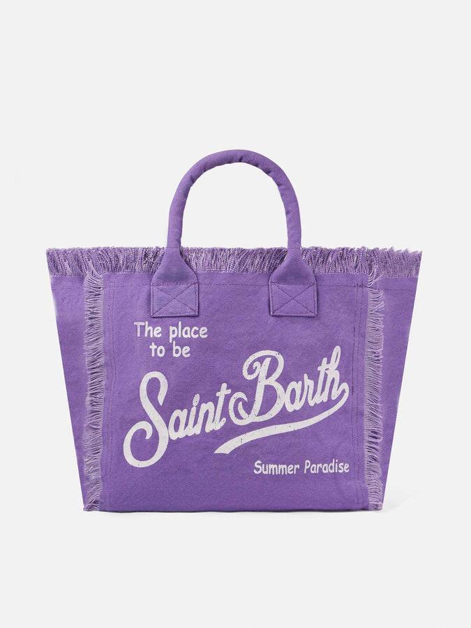 Mc2 Saint Barth Borsa a spalla Vanity in tela viola