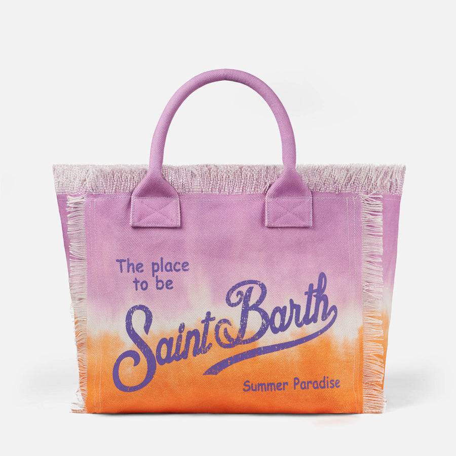 Mc2 Saint Barth Borsa A Spalla Vanity Tie Dye In Canvas
