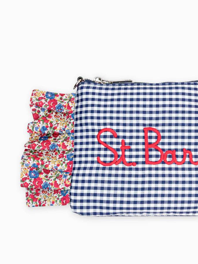 Mc2 Saint Barth Borsa A Tracolla Con Balze E Ricami