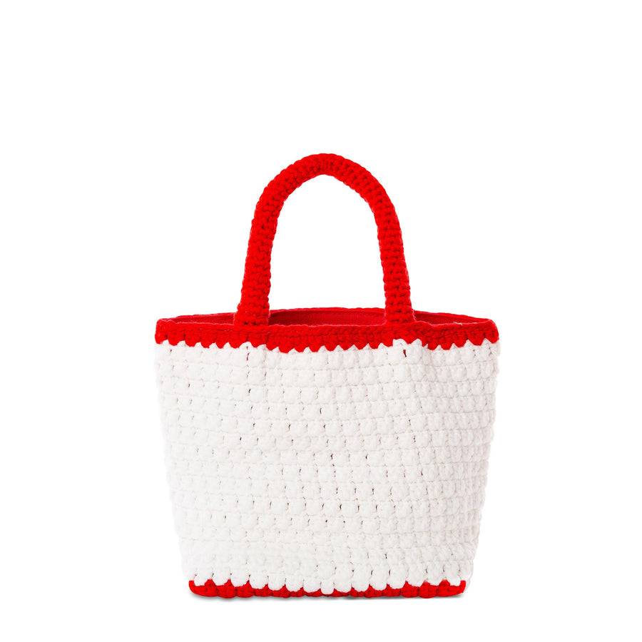 Mc2 Saint Barth Borsa All'uncinetto Con Ricamo A Cuore