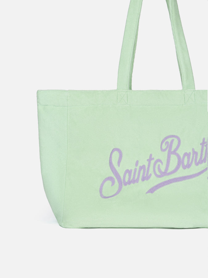 Mc2 Saint Barth Borsa Beach Tote Double In Spugna E Cotone